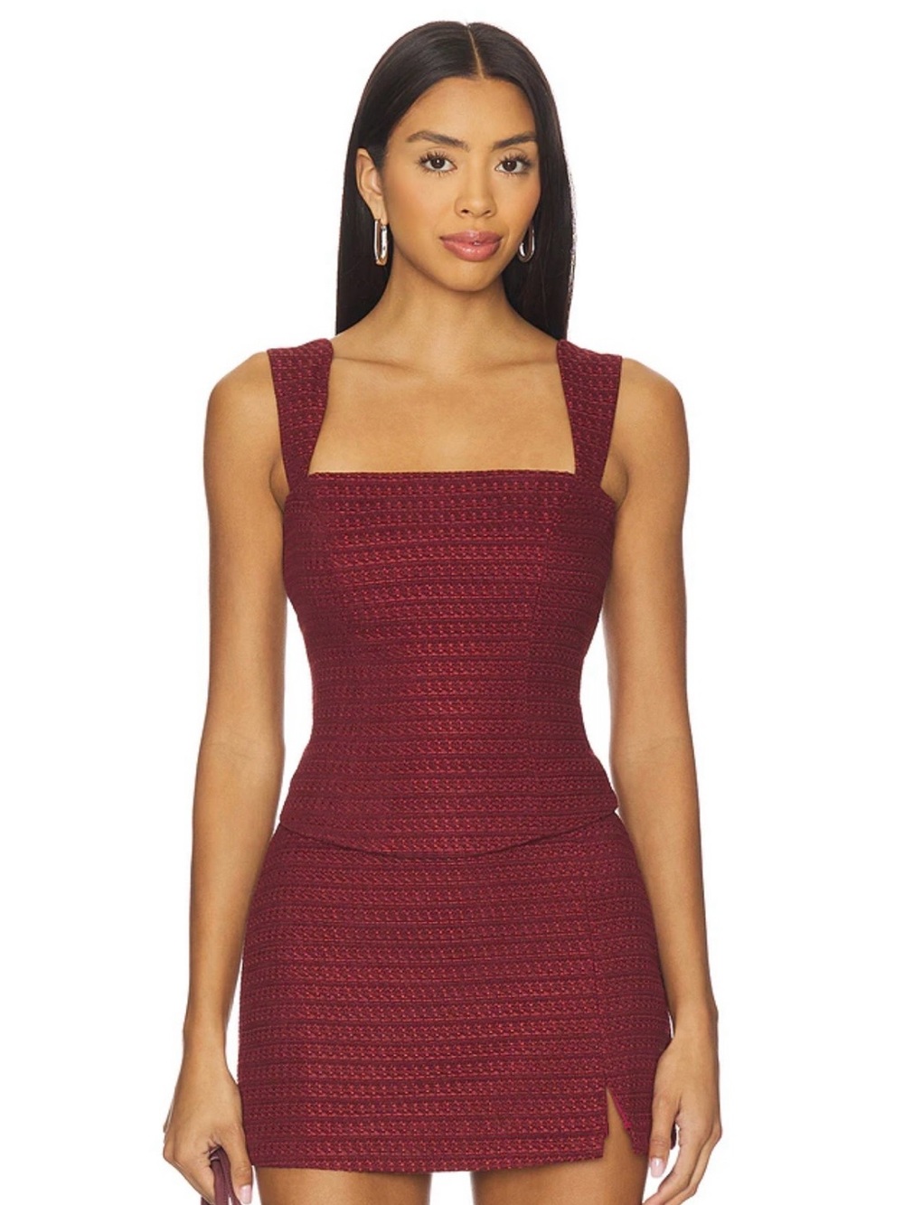 Amanda Uprichard Ceronne Top in Russet